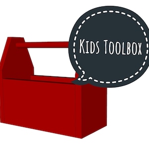Caja de herramientas para niños GRATIS *Plano de construcción de un tablero*
