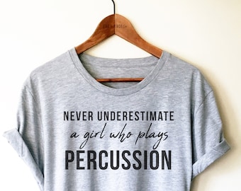 Percussion Shirt/Tank Top/Hoodie - Drummer Shirt, Percussionist Gift, Musician Shirt, Percussion Shirt For Women, Drummer Shirt For Her