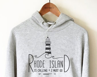 Rhode Island ruft Unisex Hoodie - Rhode Island Geschenk, Rhode Island Home Shirt, Ocean State Shirt, Geschenke, Vorsehung Shirt, Zustand Shirt