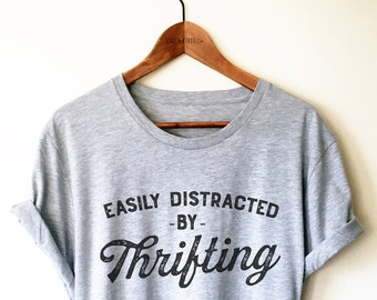 Thrifting Lover Shirt /Tanktop/Hoodie - Thrifting Shirt, Thrifter Shirt, Thrifter Gift, Flea Market Shirt, gemakkelijk afgeleid door Thrifting