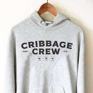 Cribbage Crew Unisex Hoodie - Cribbage Shirt, Turnier Shirt, Cribbage Team Shirts, Cribbage Master Shirt, Cribbage Liebhaber Geschenk, Dad Shirt