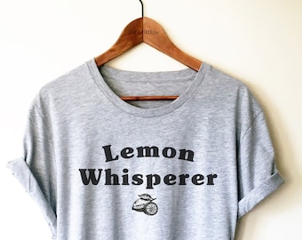 Lemon Whisperer Shirt / Tank Top / Hoodie - Lemons Shirt, Lemonade Top, Lemon Gift, Lemon TShirt, Cute Lemon Shirt, Lemon Graphic Shirt