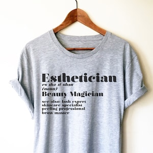 Esthetician Unisex Shirt - Beauty Magician, Esthetician Gift, Makeup Artist Shirt, Cosmetology Tshirt, Beauty Industry Tee, Salon Shirts