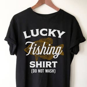 Lucky Fishing Shirt | Fishing Gift | Fisherman | Fisherman shirt | fishing gifts | funny fishing shirt | Fly Fishing | Gift for dad |