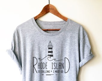 Rhode Island Is Calling Unisex Shirt - Rhode Island Shirt, Providence Shirt, New England Shirt, Ocean State Shirt, Rhode Island Gift
