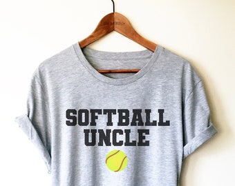 Softball Onkel Shirt/Tank Top/Hoodie - Softball Tee, lustiges Softball Shirt, Softball Shirt Onkel, Sport Shirt, Team Shirt, Softball Geburtstag
