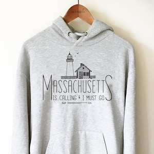 Massachusetts roept hoodie - Sweatshirt Massachusetts State, shirt Boston, Cape Cod-cadeau, shirt New England, staatsshirt, MA State Gift