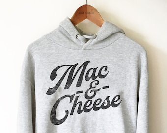Mac And Cheese Hoodie - Twin Matching Shirts, Mac n Cheese Shirt, Food Shirt, Cheese Lover Gift, Foodie Tee, Mac n Cheese Gift, Cheese Shirt