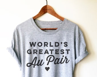 Au Pair Shirt/Tank/Hoodie - Au Pair Shirt, Au Pair Gift, Nanny Shirt, Nanny Gift, Au Pair Leaving Gift, Nanny, Daycare Gift, Childcare Gift