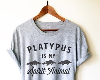 Funny Platypus Shirt/Tank Top/Hoodie - Duck Billed Platypus Shirt, Animal Lover Shirt, Australia Shirt, Platypus Is My Spirit Animal Shirt