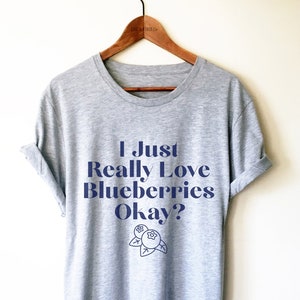 Blueberry Lover Shirt / Tank Top / Hoodie - Blueberry Lover Tee, Foodie Shirt, Dietitian Shirt, Blueberry Lover Gifts, Foodie Shirts