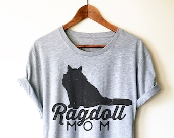 Ragdoll Cat Unisex Shirt - Ragdoll Mom Shirt, Ragdoll Mama Gift, Unique Cat Lover Gift, Ragdoll Breed TShirt, Funny Cat Shirt, Cat Mom Shirt