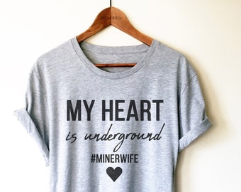 Shirt mijnwerker/tanktop/hoodie - mijnwerker shirt, shirt mijnwerker vrouw, shirt mijnwerker vriendin, mijnwerker geschenken, mijnwerker verjaardagscadeau, verrassingsshirt