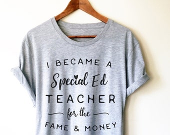 Camiseta/Camiseta sin mangas/Sudadera con capucha para profesor de educación especial - Camiseta del equipo de educación especial, camiseta del profesor de educación especial, camiseta del equipo de educación especial, camisetas de educación especial