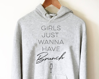 Brunch Hoodie - Brunch-Shirt | Sonntagsbrunch Shirt | Brunch und Sekt | Lustiges Brunch-Shirt | Frühstücks Shirt | Brunch Lover Shirts für Reise