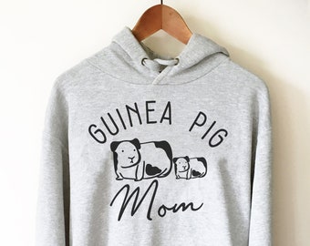 Felpa con cappuccio per mamma porcellino d'India - Maglietta per porcellino d'India, Regalo per porcellino d'India, Amante dei porcellini d'India, Vestiti per porcellini d'India, Maglietta per amante degli animali, Regalo per amante degli animali