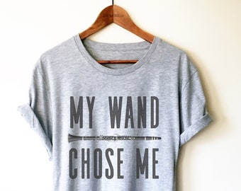 My Wand Chose Me Unisex Shirt - Clarinet Shirt, Clarinet player, Clarinet gift, Bass clarinet, Musician shirt, Clarinet lover