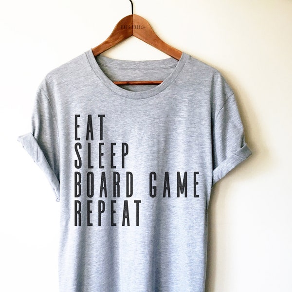 Board Games Shirt/Tank Top/Hoodie-Board Game Gifts, Board Game Lover, Gaming Shirt, Gamer Shirt, Boardgame Tees, Eat Sleep Board Game Repeat