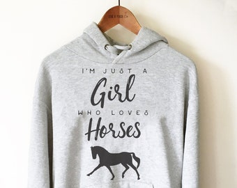 girls horse hoodies