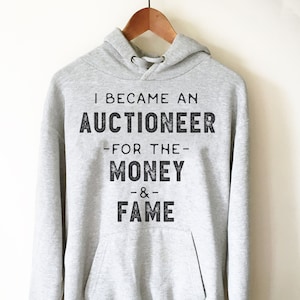 Auctioneer Hoodie - Auctioneer Shirt, Auctioneer Gift, Auction Shirt, Antique Gift, Antique Lover, Antique Shirt, Auction School Gift