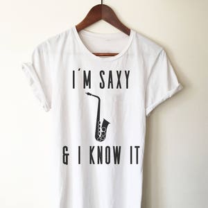 Saxophonist Unisex T-Shirt - Saxophone shirt, Saxophone gifts, Band shirts, Music puns, Music shirt, Gift for musician, music tee