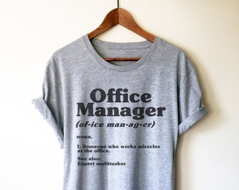 Office Manager Shirt - Office Manager TShirt, Manager Shirt, Manager Gift, Office Shirt, Gifts For Boss, Office Manager Tee, Coworker Gift