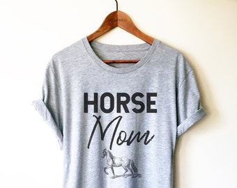 Horse Mom Shirt/Tank Top/Hoodie - Horse Shirt, Equestrian Gifts, Equestrian Clothing, Horse Riding Shirt, Equestrian Shirts, Horse Lover Tee