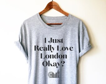 London Shirt/Tank Top/Hoodie-London Gift, London Lover, British Shirt, England Tee, London Travel Gift, London Family Shirts, London Skyline