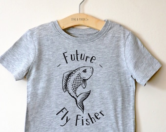 Future Fly Fisher Kids Shirt - Fishing Shirt, Fly Fishing Shirt, Fishing Kids Shirt, Fishing Birthday, Daddy And Me Shirts, Fisherman Gift