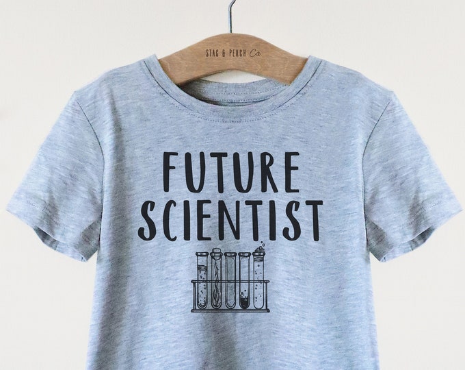 Future Scientist Kids Shirt - Girl Scientist Shirt, Mini Scientist Tee, Science Youth TShirt, Science March Shirt, Science Lover Toddler Tee