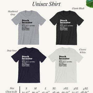 Shirt/tanktop/hoodie voor aandelenbelegger - shirt voor aandelenhandelaar, shirt voor aandelenbelegger, shirt voor bankier, shirt voor bankier, shirt voor bankier, cadeau voor bankier, shirt voor investeerder afbeelding 7