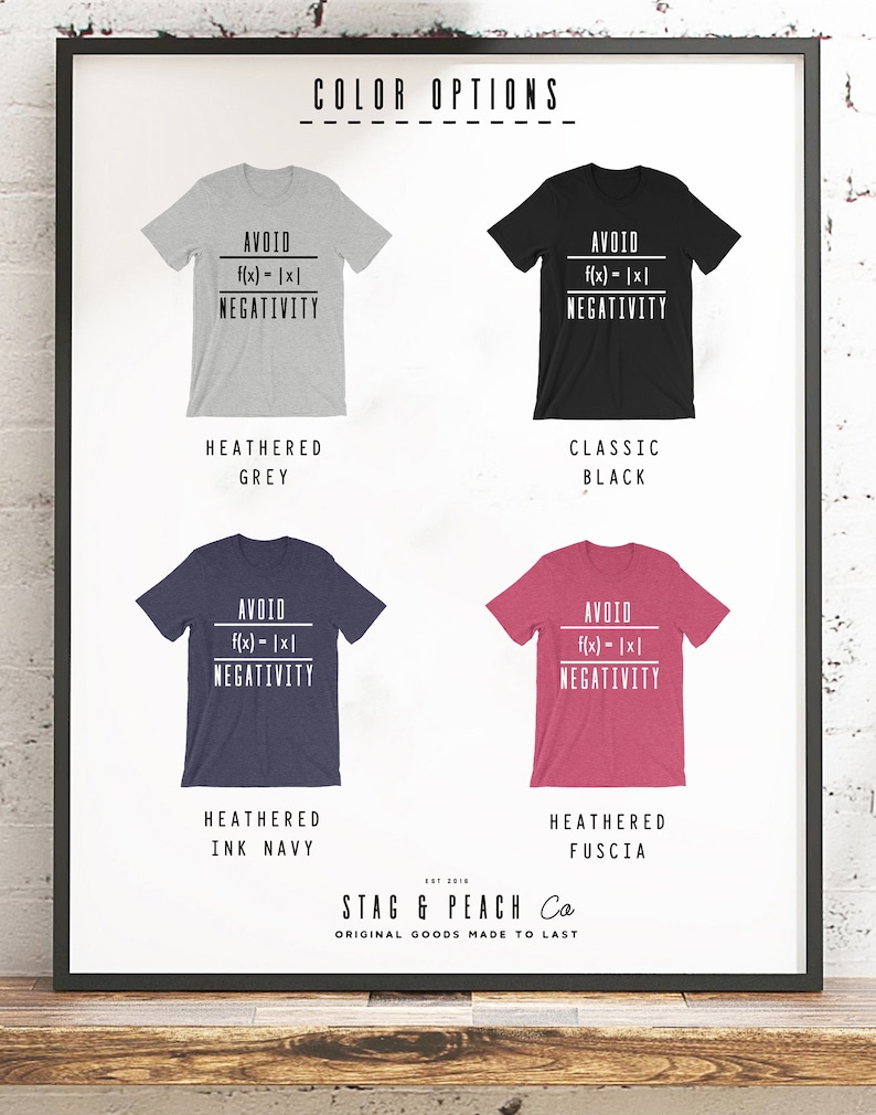 Avoid Negativity Unisex Shirt - Math funny t-shirt, Funny math shirt, Math geek shirts, Math teacher tee, Mathematics, Math shirt image 5