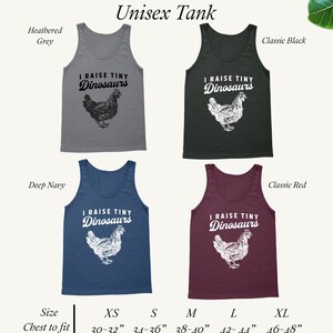 I Raise Tiny Dinosaurs Shirt / Tank Top / Hoodie - Chicken Shirt, Chicken Gift, Farmer Shirt, Chicken Owner Shirt, Chicken Farmer Shirt image 6