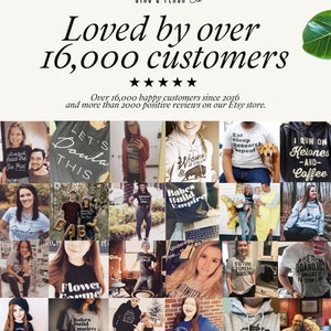 Puede incluir: Un collage de fotos con personas que llevan camisetas con varios dise&ntilde;os y lemas. Las camisetas presentan frases como "Let's Doula This", "Babes Build Empire", "Eat Sleep Research Repeat", "I Run on Ketones and Coffee", y "Future Funeral Director".