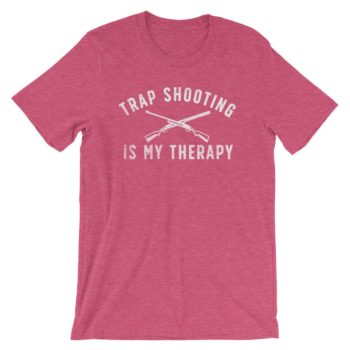 Trap Shooting Is My Therapy Unisex Shirt Trap Shooting Etsy UK