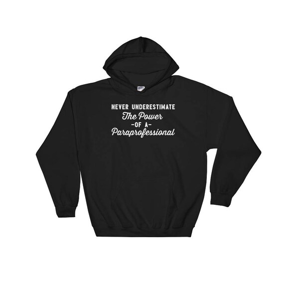 Never Underestimate The Power of Jillian Hoodie Black