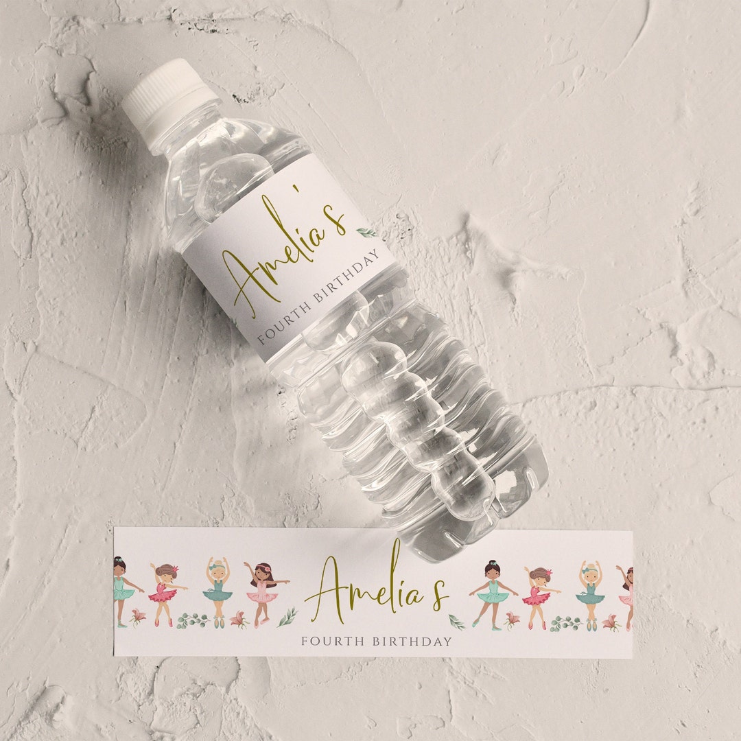 POP Parties Ink Nutcracker Party Bottle Labels - 20