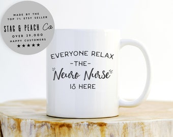 Neuro Krankenschwester Becher - Neurologe Becher, MedizinStudent Geschenk, Neuro Becher, Neuro Krankenschwester Geschenk, Neurowissenschaftliches Geschenk, Neurologie Geschenk, Neurologisch Krankenschwester