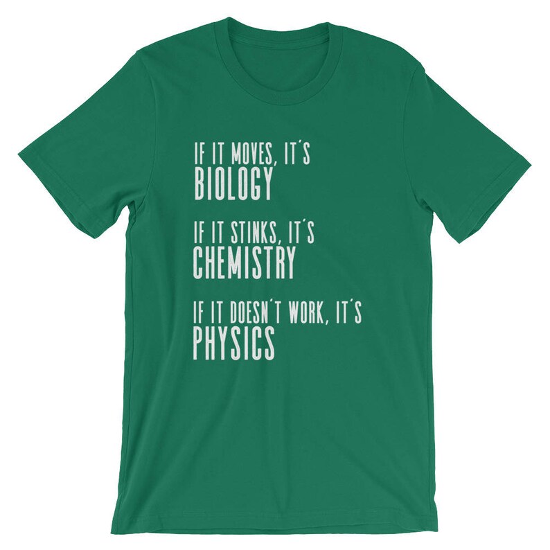 If It Moves It's Biology Unisex Shirt Biology Shirt Etsy