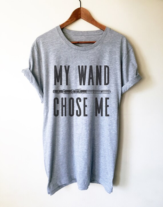 Flute T-Shirt My Wand Chose Me Flutist Gifts Music Flute T-Shirt My Wand Chose Me Flutist Gifts Music