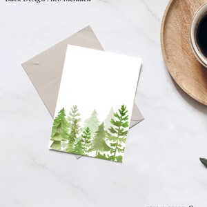 Lumberjack Birthday Invitation Woodland Birthday Invitation, Boys Birthday Party, Rustic, Bear Birthday Invite, Editable Instant Download image 3