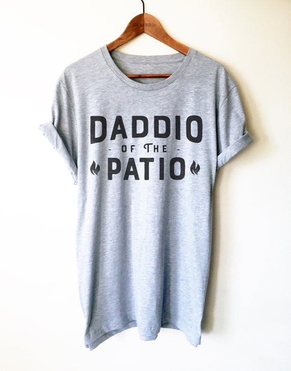 Funny Dad Shirt /Tank Top /Hoodie - BBQ Grill Shirt, BBQ Gift, BBQ Party Shirt, Dad Birthday Shirt, Fathers Day Gift, Daddio Of The Patio
