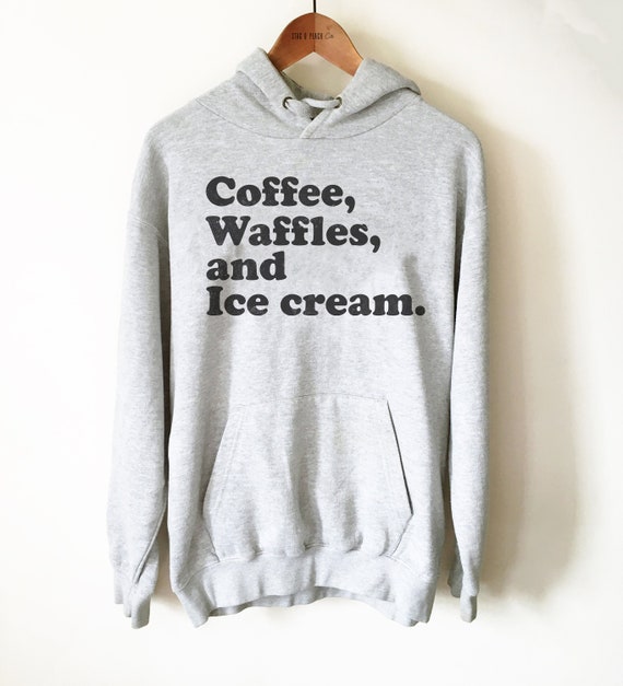 ice cream coffee hoodie