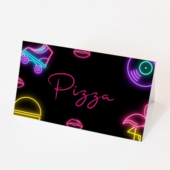 Roller Skate Birthday Food Tent Roller Skate Party Decor Etsy