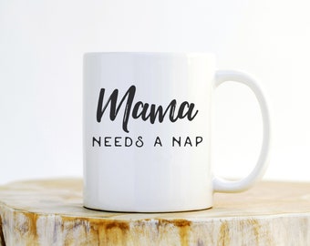 Mamma behöver en tupplur mugg - mammamugg, mammapresent, mors dag-present, presenter till mamma, första mors dag, present till nybliven mamma, mugg