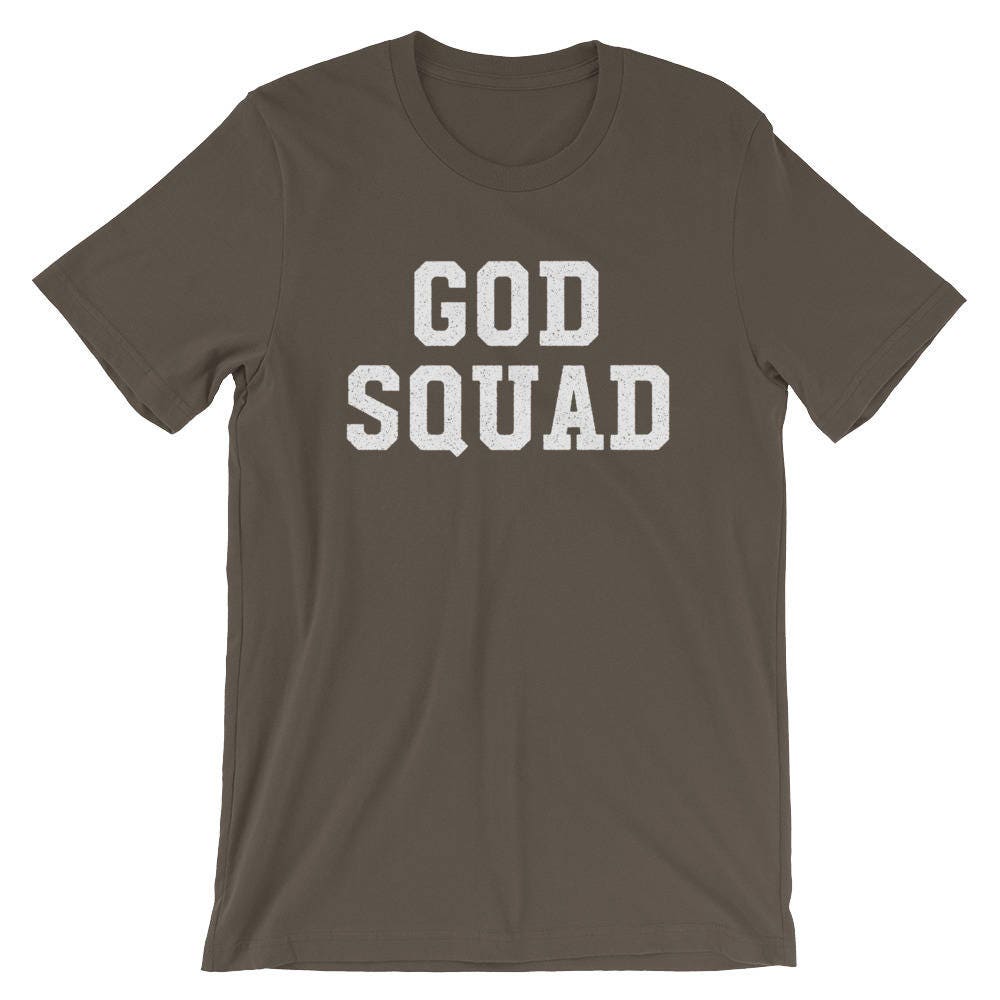 God Squad Unisex Shirt Christian Shirts Jesus Christian - Etsy