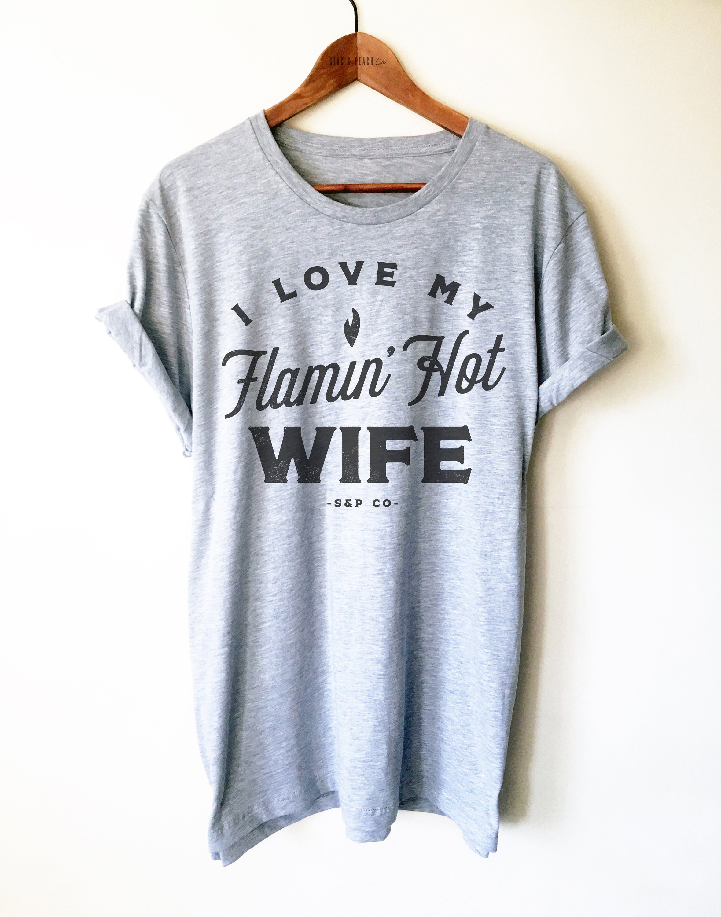 Hot Wife Unisex Shirt I Love My Hot Wife Gift For Husband - Etsy 日本