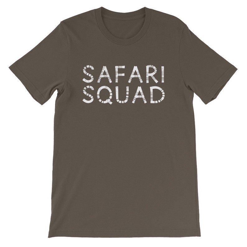 Safari Squad Unisex Shirt Safari Shirt Safari Gift - Etsy