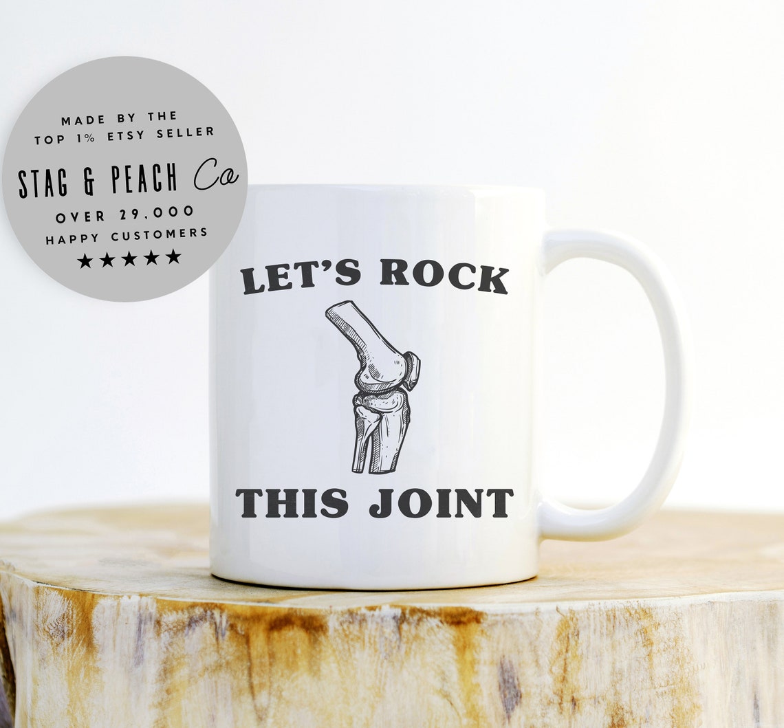 Knee Replacement Mug Knee Surgery Gift Funny Get Well Gift Etsy