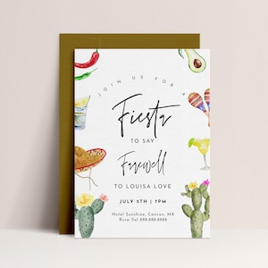 Invitación a fiesta de despedida - Invitación a fiesta, Invitación a fiesta de despedida, Invitación a mudanza, Plantilla para fiesta de despedida, Descarga instantánea editable